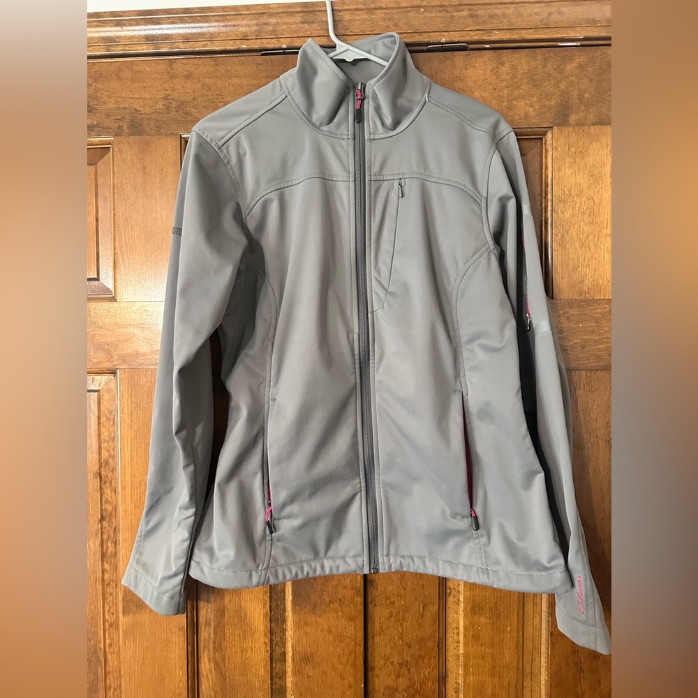 Cabelas Windstopper Softshell Jacket Grey Pink M - Picture 3 of 15